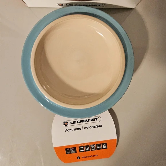 NIB Le Creuset Turquoise Mini Cocotte 10cm - Picture 8 of 16